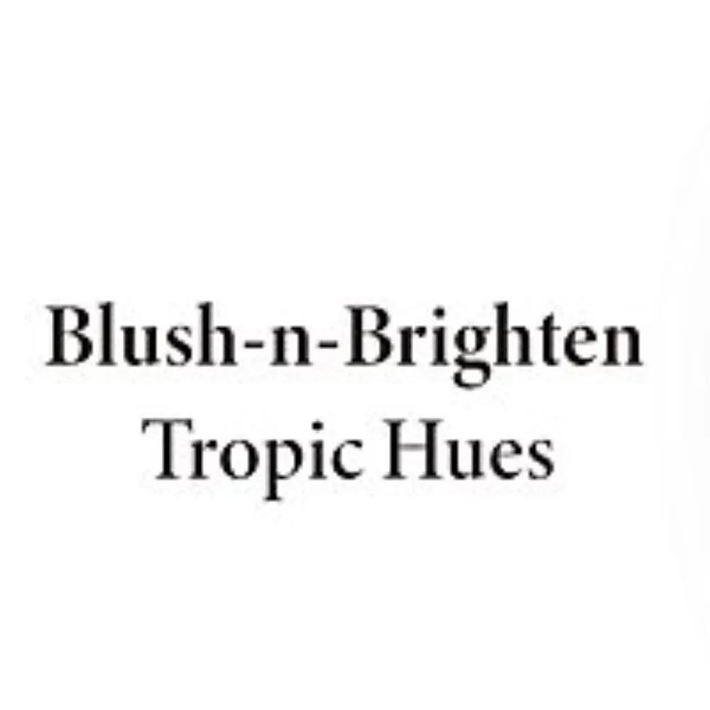 Laura Geller Blush-N-Brighten in TROPIC HUES, swirls of coral, pink, and…